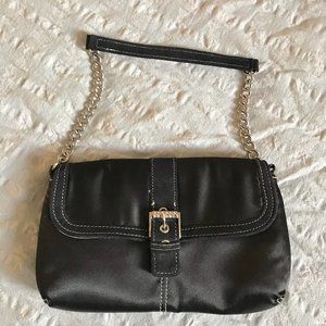 Vintage satin baguette bag